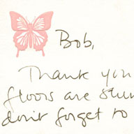 Thank you note