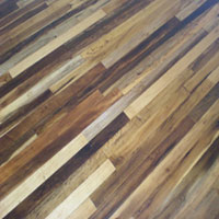 Imbuia milled into flooring