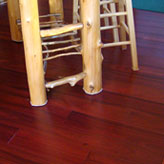 Five-inch bloodwood flooring)